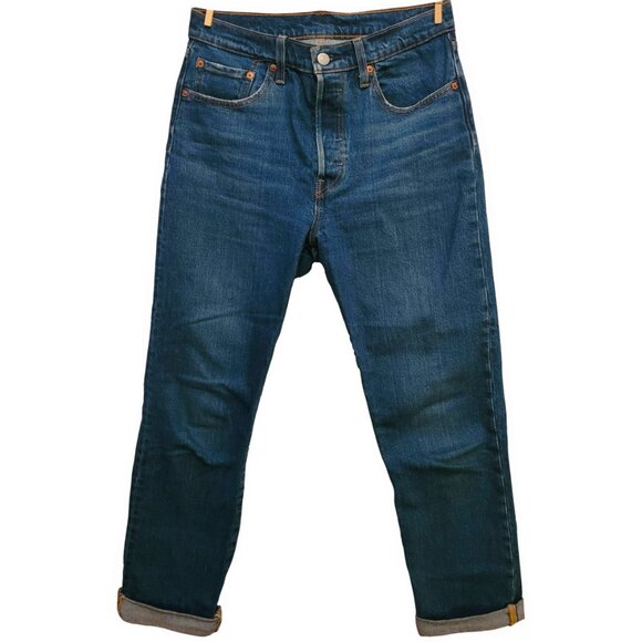 Levis 501 original  fit blue jeans - Picture 2 of 3